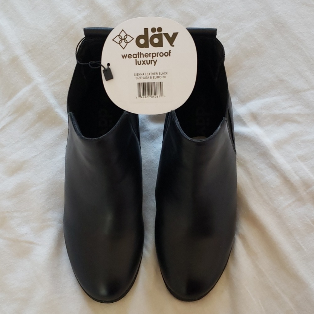 Dav Sienna Waterproof Leather Rain Boot